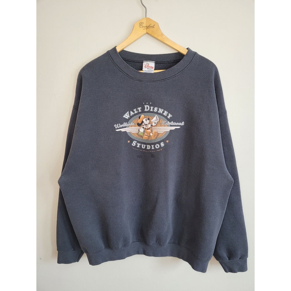 Vintage Walt Disney Mickey Mouse Studios Sweatshirt ‎ XXL Made in USA
